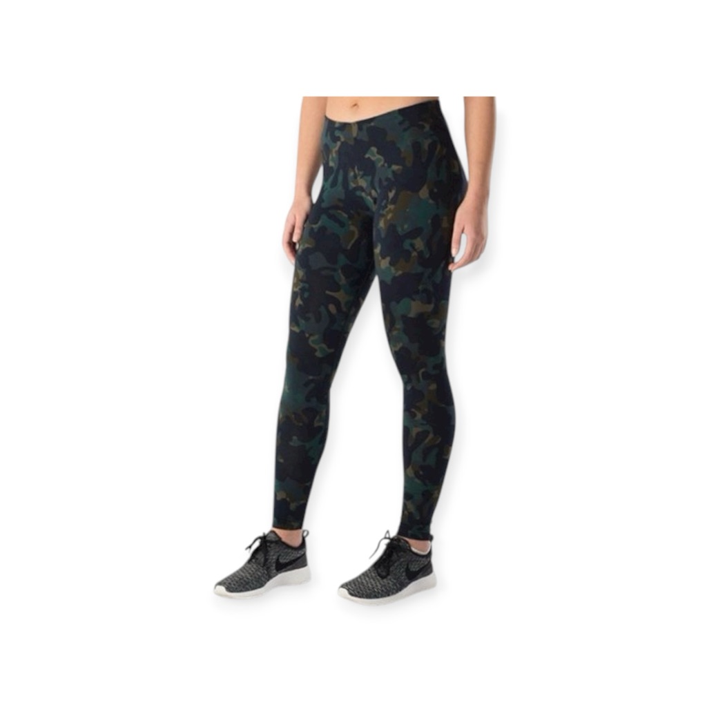 Nike Womens Leg-A-See Allover Print Woodland Camo Cotton Leggings Sz. Small